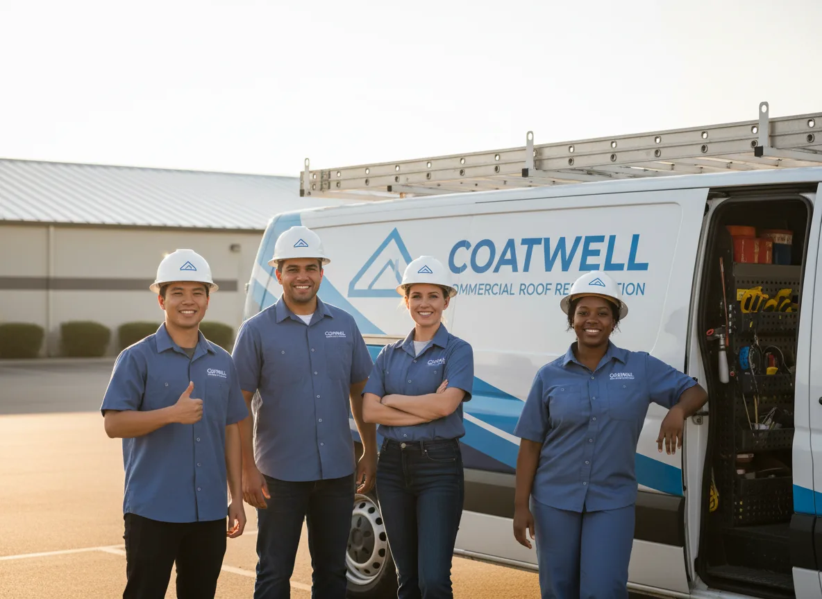 Commercial roof coating company in Greenwich, KS